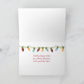 ビクトリアン母とパパのクリスマスハウス シーズンカード (内部)