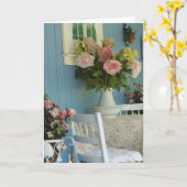 ビクトリアン牡丹 – マーサのブドウ畑 カード (黄色い花)