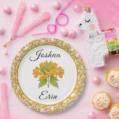 ビクトリアン牧草地イエロー – 紙プレート ペーパープレート (パーティー)