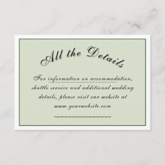 ビクトリアン牧草地「すべての詳細」 エンクロージャーカード