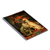 ビクトリアン猫と犬バイザファイアースパイラルノート ノートブック (右側)