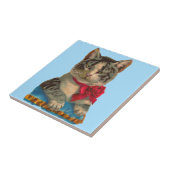 ビクトリアン猫 タイル (側面)