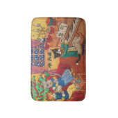 ビクトリアン猫 バスマット (正面縦)