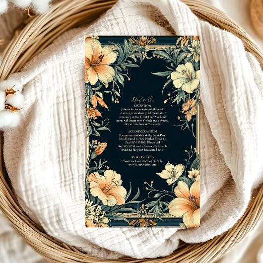 ビクトリアン王室のエレガ結婚ンス エンクロージャーカード