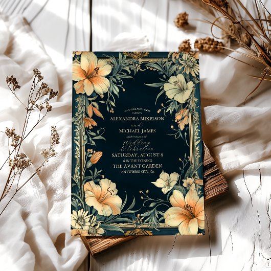 ビクトリアン王室のエレガ結婚ンス 招待状