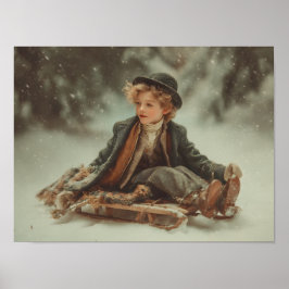 ビクトリアン男の子 ポスター