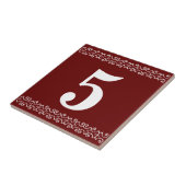 ビクトリアン番号タイル タイル (側面)