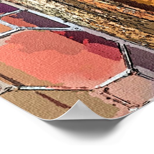 ビクトリアン窓 ポスター (角)