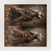 ビクトリアン紅葉ファッションデザイン ジグソーパズル (横)