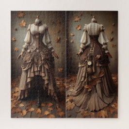 ビクトリアン紅葉ファッションデザイン ジグソーパズル