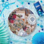 ビクトリアン紙プレート ペーパープレート (パーティー)