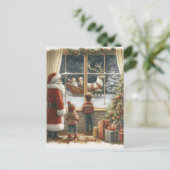 ビクトリアン素朴クリスマス ポストカード (スタンド正面)