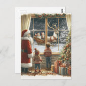 ビクトリアン素朴クリスマス ポストカード (正面/裏面)
