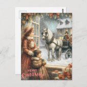 ビクトリアン素朴クリスマス ポストカード (正面/裏面)