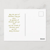 ビクトリアン素朴クリスマス ポストカード (裏面)