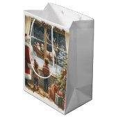 ビクトリアン素朴クリスマス ミディアムペーパーバッグ (裏面アングル)