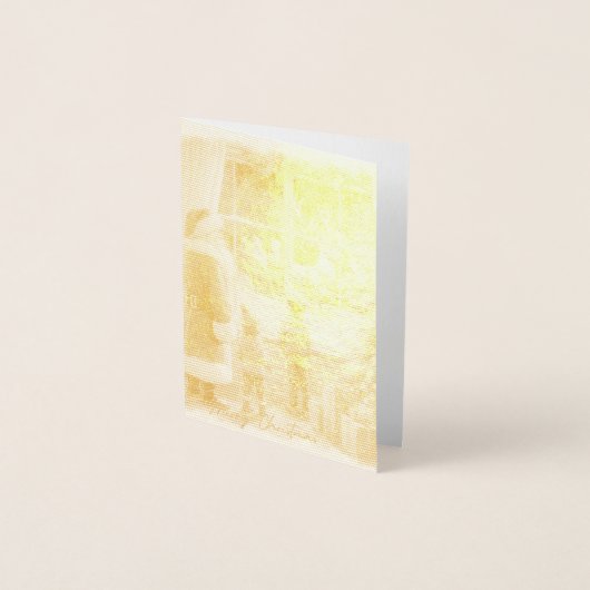 ビクトリアン素朴クリスマス 箔カード (正面)