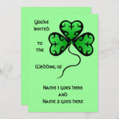 ビクトリアン結婚の 招待状 (正面/裏面)