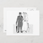 ビクトリアン結婚客 ポストカード (正面/裏面)