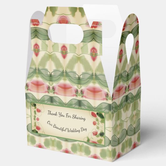 ビクトリアン結婚式の引き出物 フェイバーボックス (オープン)