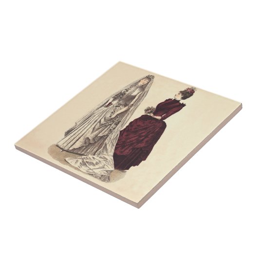 ビクトリアン結婚耳 タイル (側面)