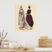 ビクトリアン結婚耳 ポスター (キッチン)