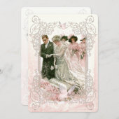 ビクトリアン結婚s -招待状カード 招待状 (正面/裏面)