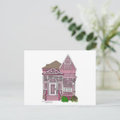 ビクトリアン絵を描Lady ポストカード (スタンド正面)