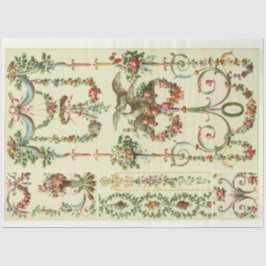 ビクトリアン縁どフローラ紙 薄葉紙