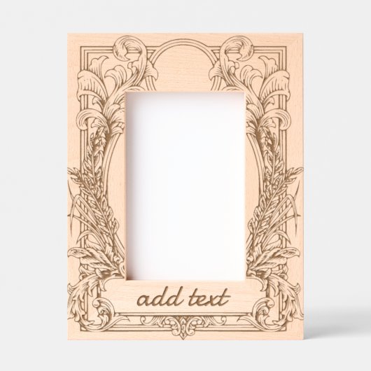 ビクトリアン縁ど レーザー彫刻フレーム (正面)