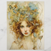 ビクトリアン美しいスクラップブック紙 (正面)