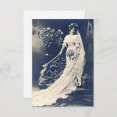 ビクトリアン花嫁の招待状 招待状 (正面/裏面)