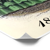 ビクトリアン花嫁ファッションポスタープリント ポスター (角)