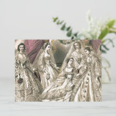 ビクトリアン花嫁 サンキューカード (スタンド正面)