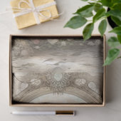 ビクトリアン花模様 薄葉紙 (ギフト)