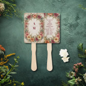 ビクトリアン華美フローラ結婚フレーム ハンドファン