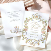 ビクトリアン華美猶予フローラ結婚枠 セーブザデート