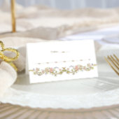 ビクトリアン華美猶予フローラ結婚枠 プレイスカード