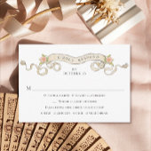 ビクトリアン華美猶予フローラ結婚枠 出欠カード