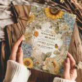 ビクトリアン華美猶予フローラ結婚枠 招待状