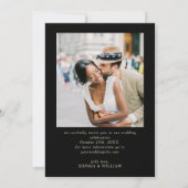 ビクトリアン華美Graceフローラ結婚フレーム セーブザデート (裏面)