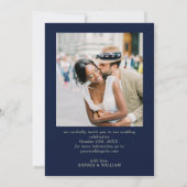 ビクトリアン華美Graceフローラ結婚フレーム セーブザデート (裏面)