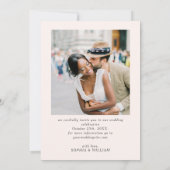 ビクトリアン華美Graceフローラ結婚フレーム セーブザデート (裏面)