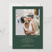 ビクトリアン華美Graceフローラ結婚フレーム セーブザデート (裏面)