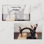 ビクトリアン裁縫機 名刺 (正面/裏面)