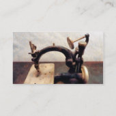 ビクトリアン裁縫機 名刺 (裏面)