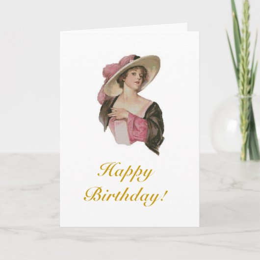 ビクトリアン誕生日 カード (正面)