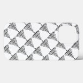 ビクトリアン調のクリスマスツリー装飾スクロール Case-Mate iPhoneケース (裏面 (横))