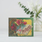 ビクトリアン蹄鉄マザーズデイカード ポストカード (スタンド正面)