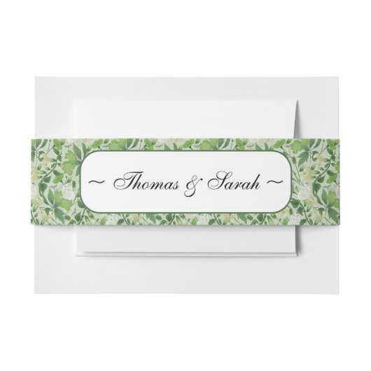 ビクトリアン野 招待状ベリーバンド (正面例)